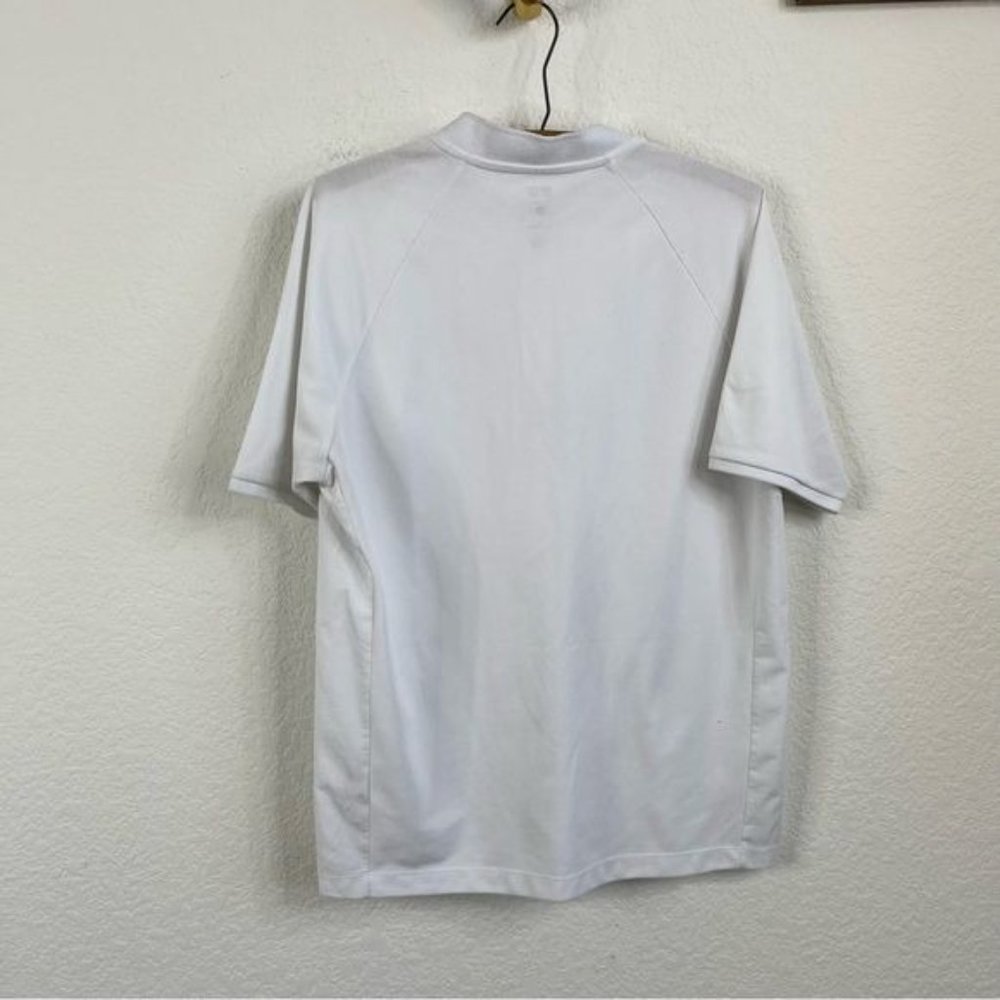 Uniqlo X Theory DRY-EX Pique Slim-Fit Half-Zip Polo Shirt - Picture 5 of 6